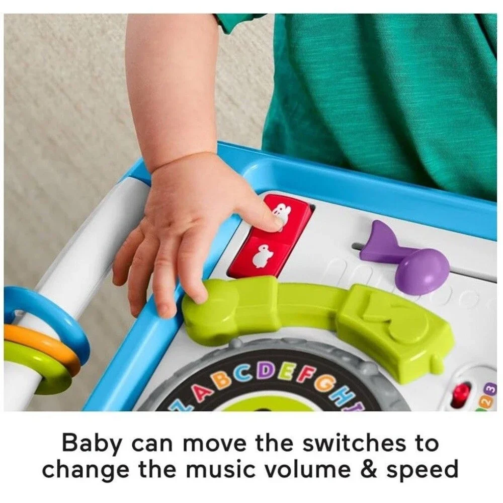 New Fisher-Price Laugh & Learn Remix Record Player, Musical Toy with Learning